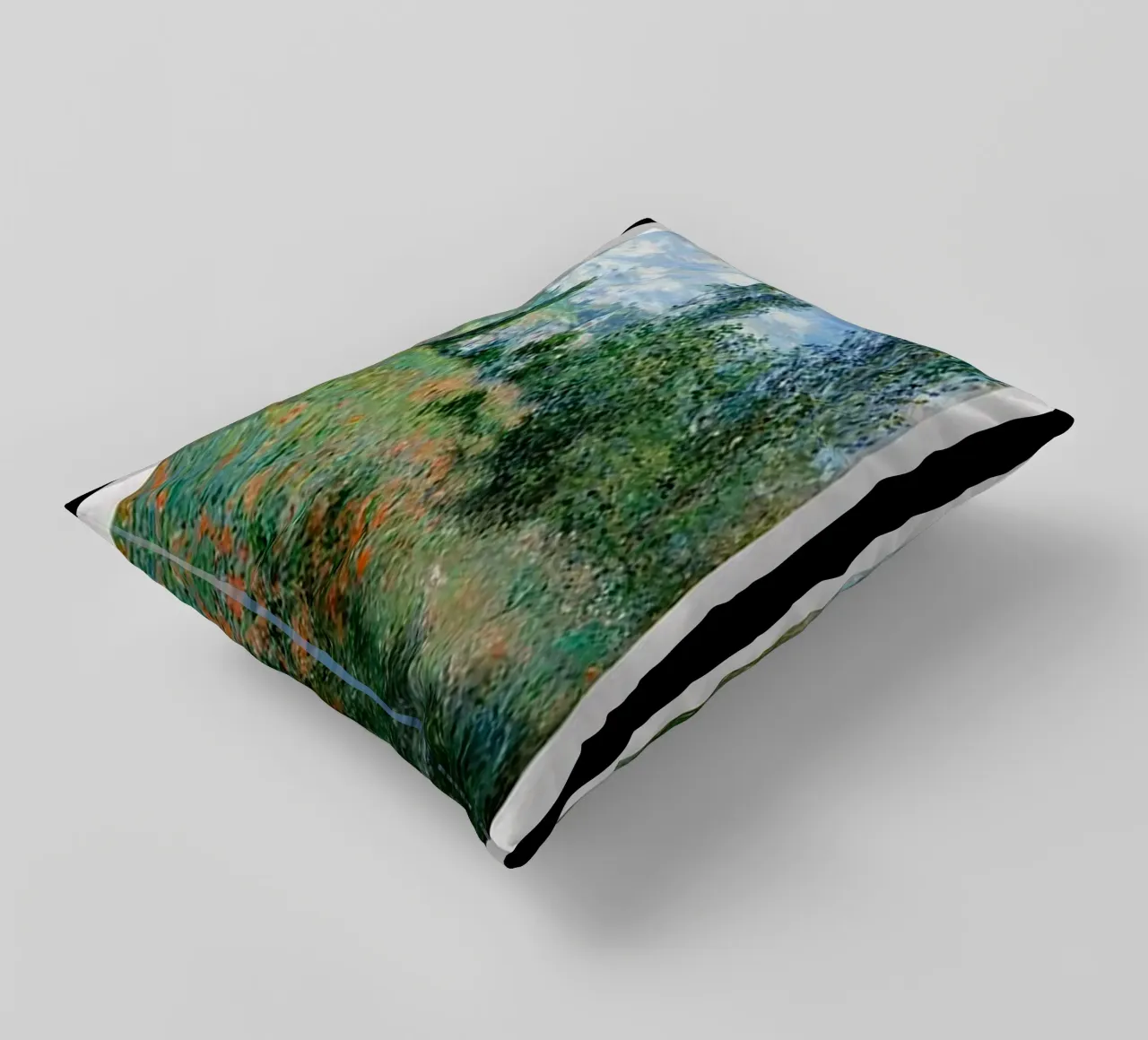Poster Claude Monet cuscino da https://www.juniqe.com/uk/shop/Henndraws