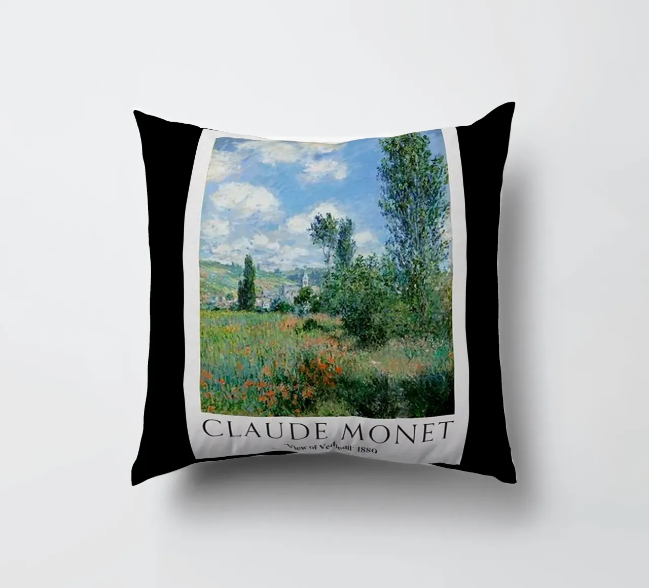 Poster Claude Monet cuscino da https://www.juniqe.com/uk/shop/Henndraws