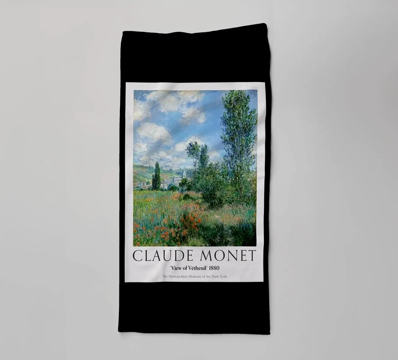 Poster Claude Monet asciugamano da bagno da https://www.juniqe.com/uk/shop/Henndraws