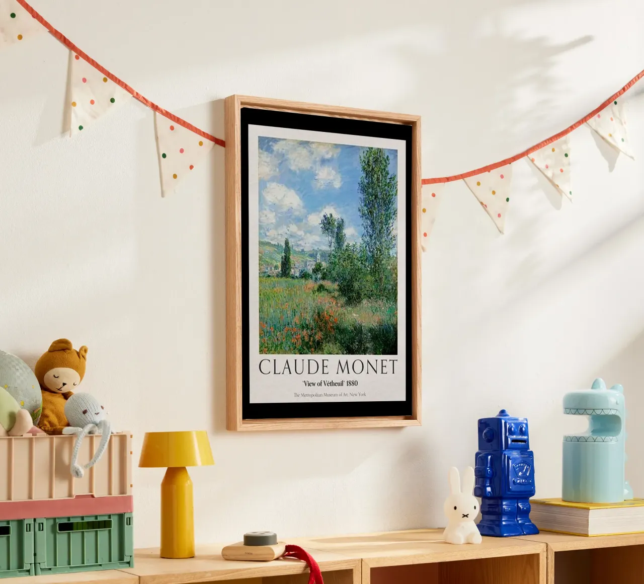 Poster Claude Monet canvas by https://www.juniqe.com/uk/shop/Henndraws
