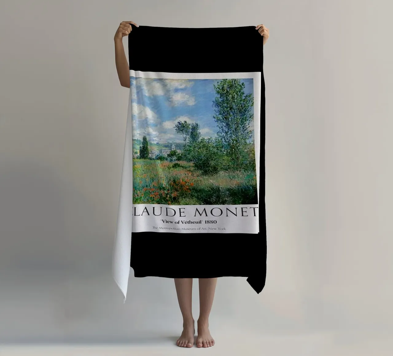 Poster Claude Monet telo mare da https://www.juniqe.com/uk/shop/Henndraws