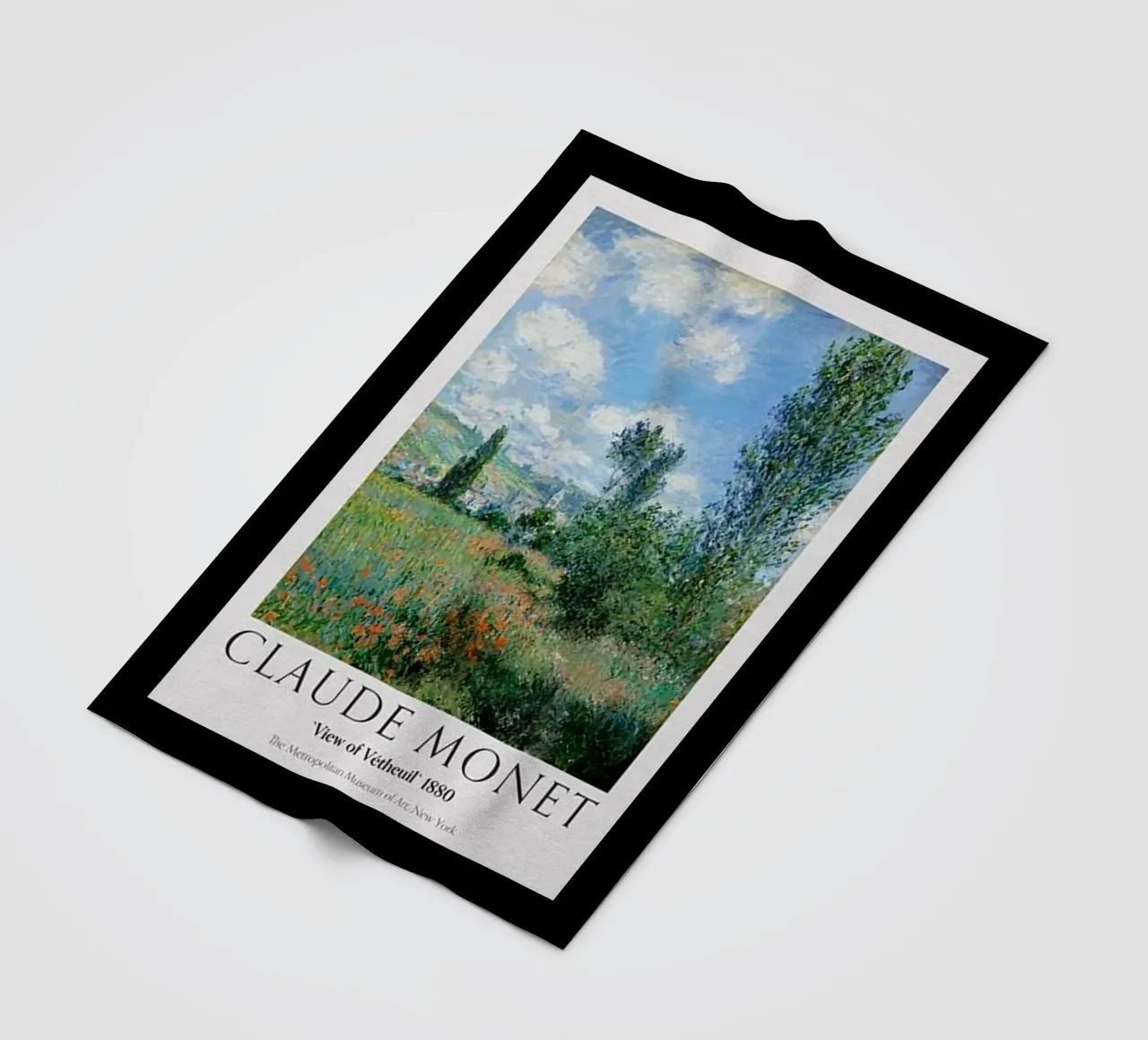 Poster Claude Monet coperta in pile da https://www.juniqe.com/uk/shop/Henndraws