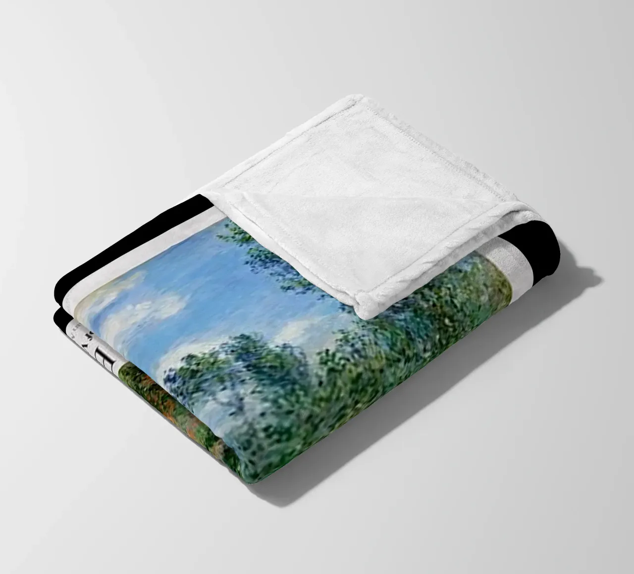 Poster Claude Monet coperta in pile da https://www.juniqe.com/uk/shop/Henndraws