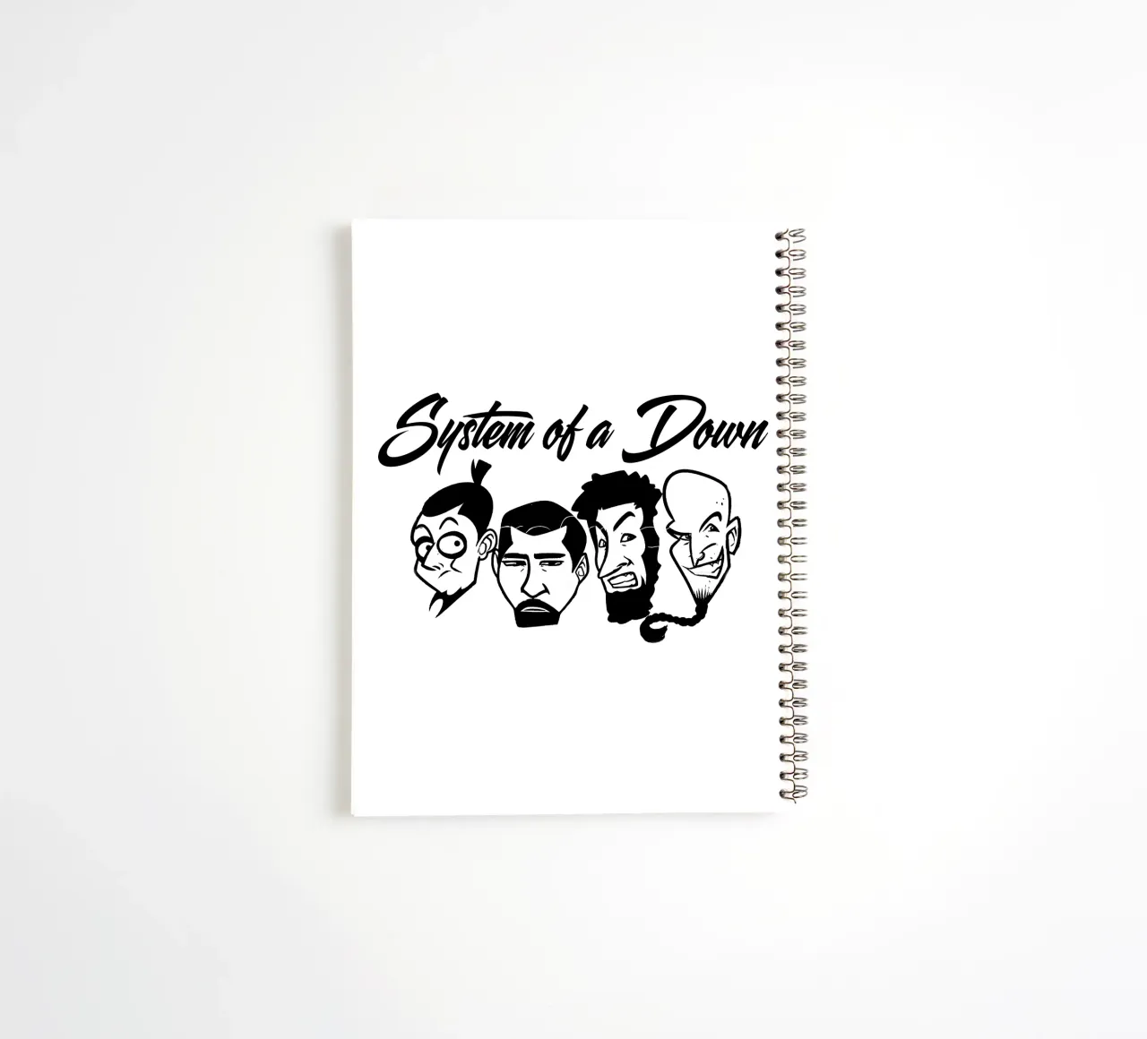 Maglietta Face Member System of a Down diario ad anelli da ninetyfourdesign_