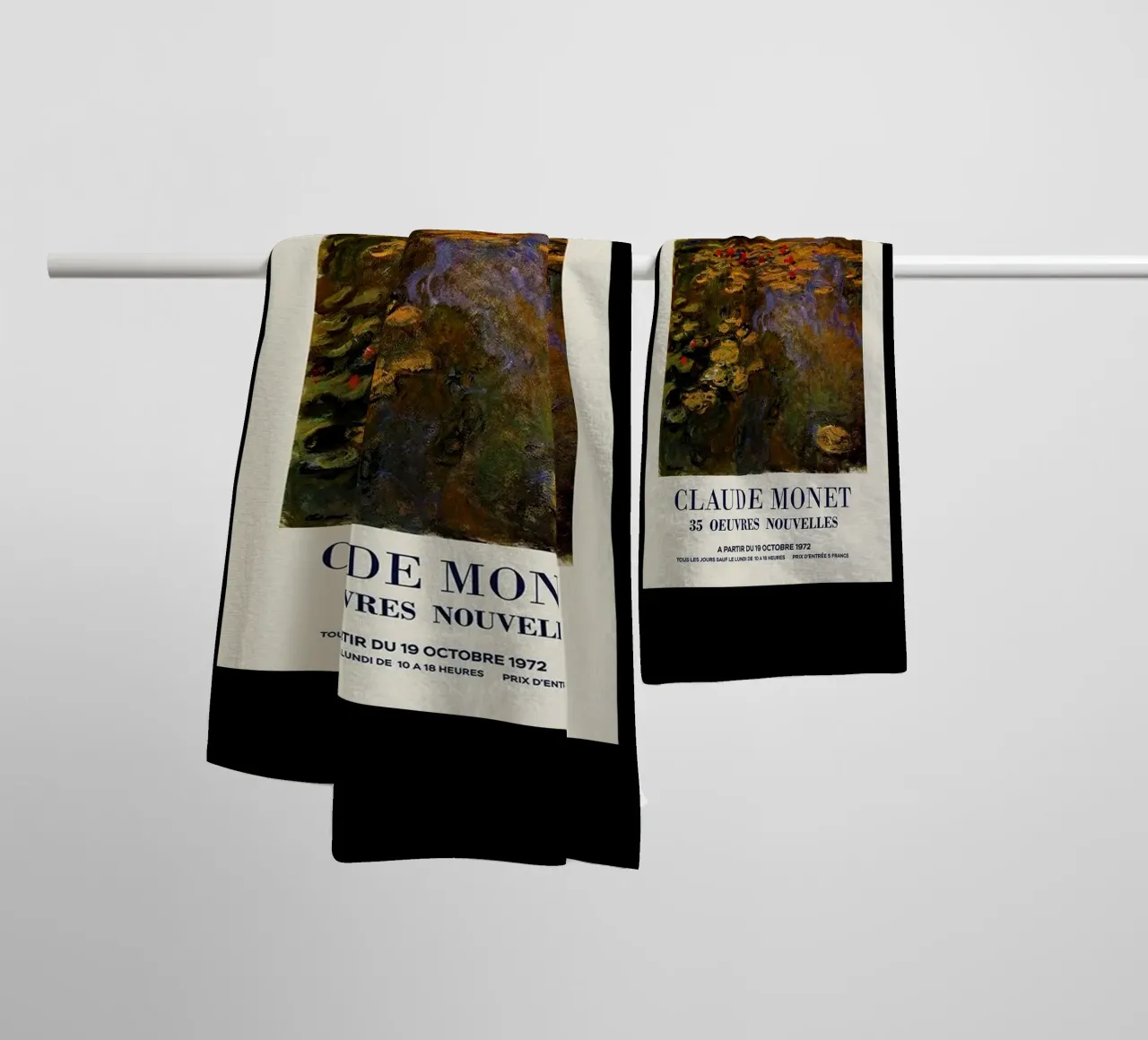 Vintage Musee Marmottan towel by https://www.juniqe.com/uk/shop/Henndraws