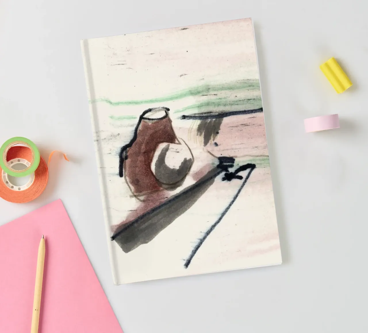 Fallen Limb Nature Sketch 240725 notebook by ISABO Creations