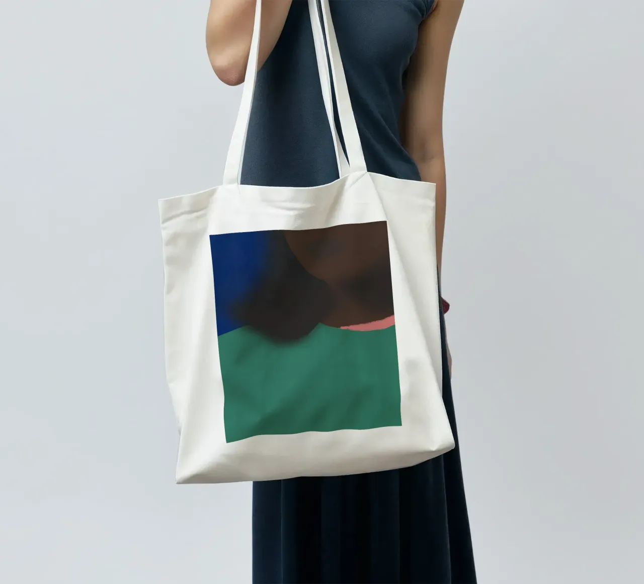 Da un angolo borsa in juta da Little Dean