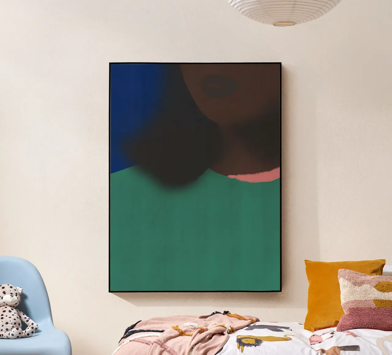 Vanuit een hoek acryl van Little Dean