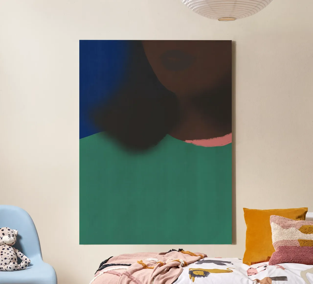 From an angle canvas with Floater frame by Little Dean