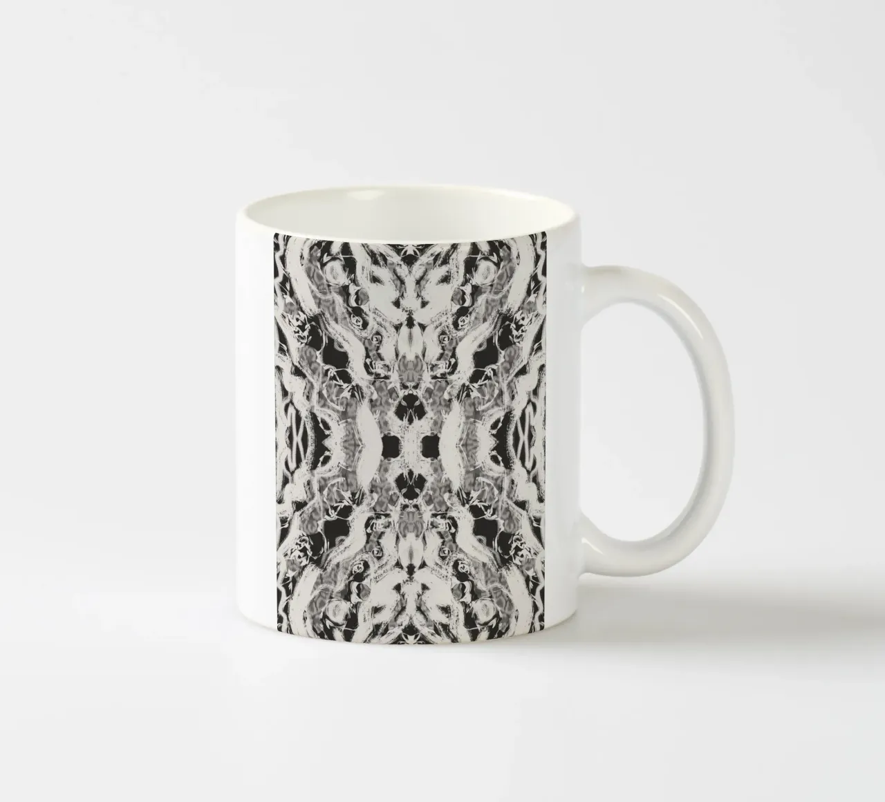 Rorschach 06 in bianco e nero tazza in ceramica da Little Dean
