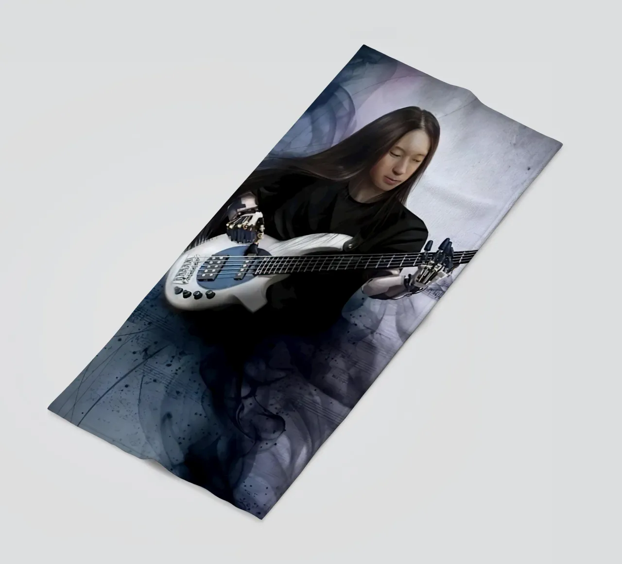 John Myung Dream Theater beach towel by Musadad Shop