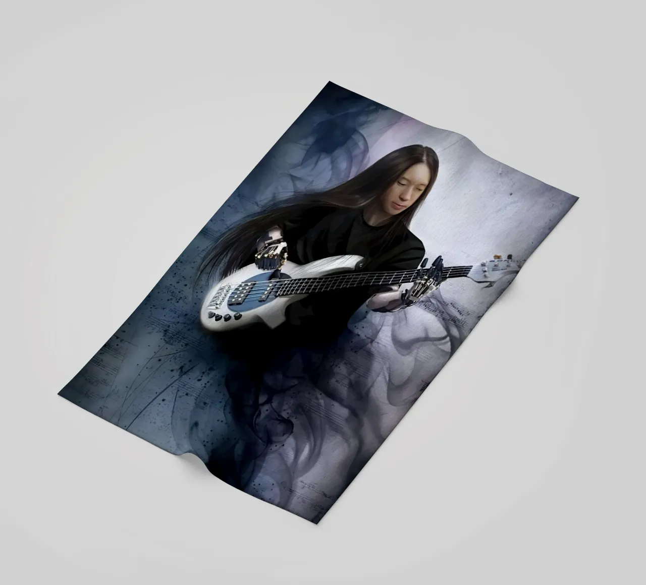 John Myung Dream Theater beach towel by Musadad Shop