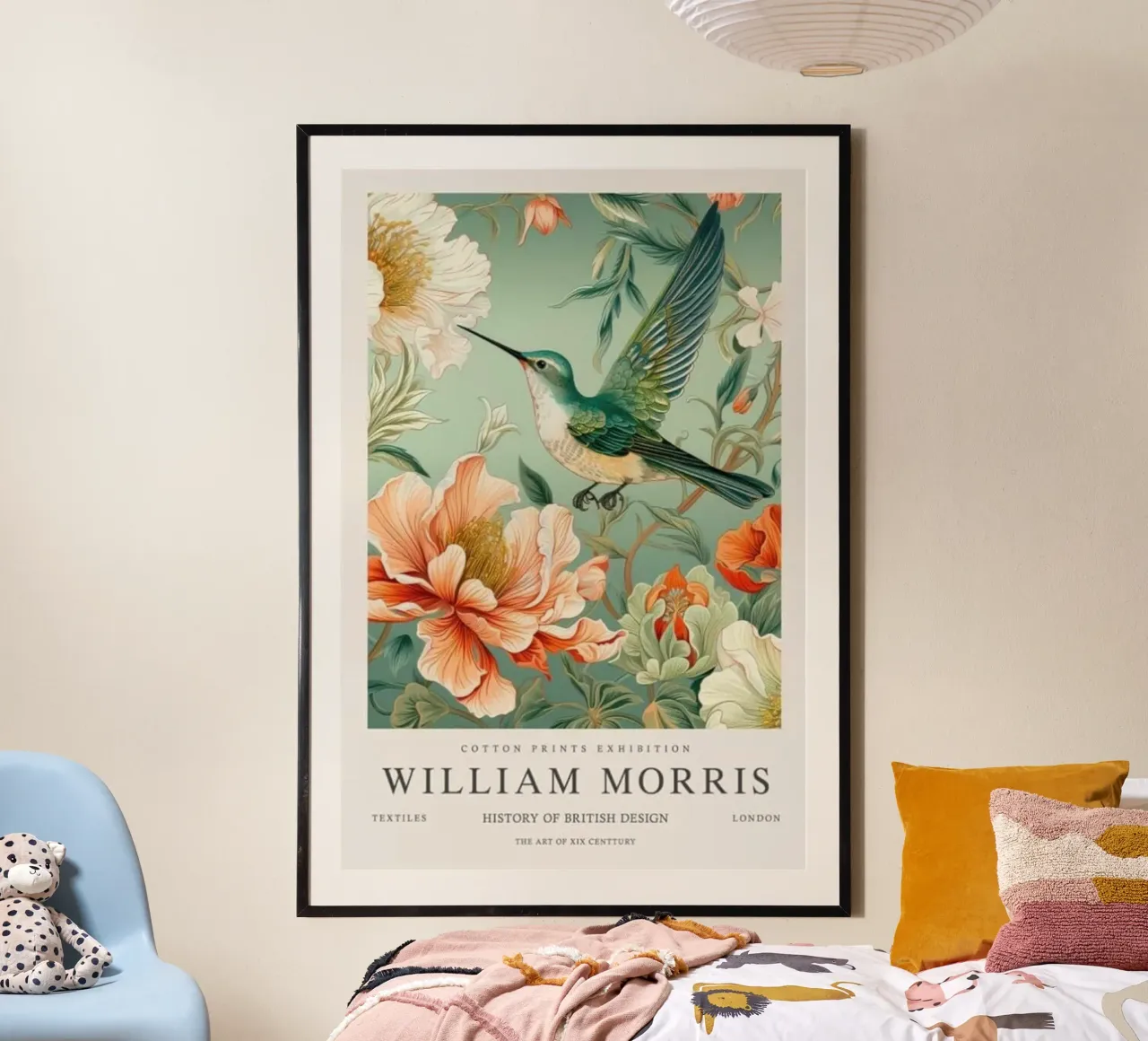 merlo in cerca di cibo poster con telaio in alluminio da Ropech Shop