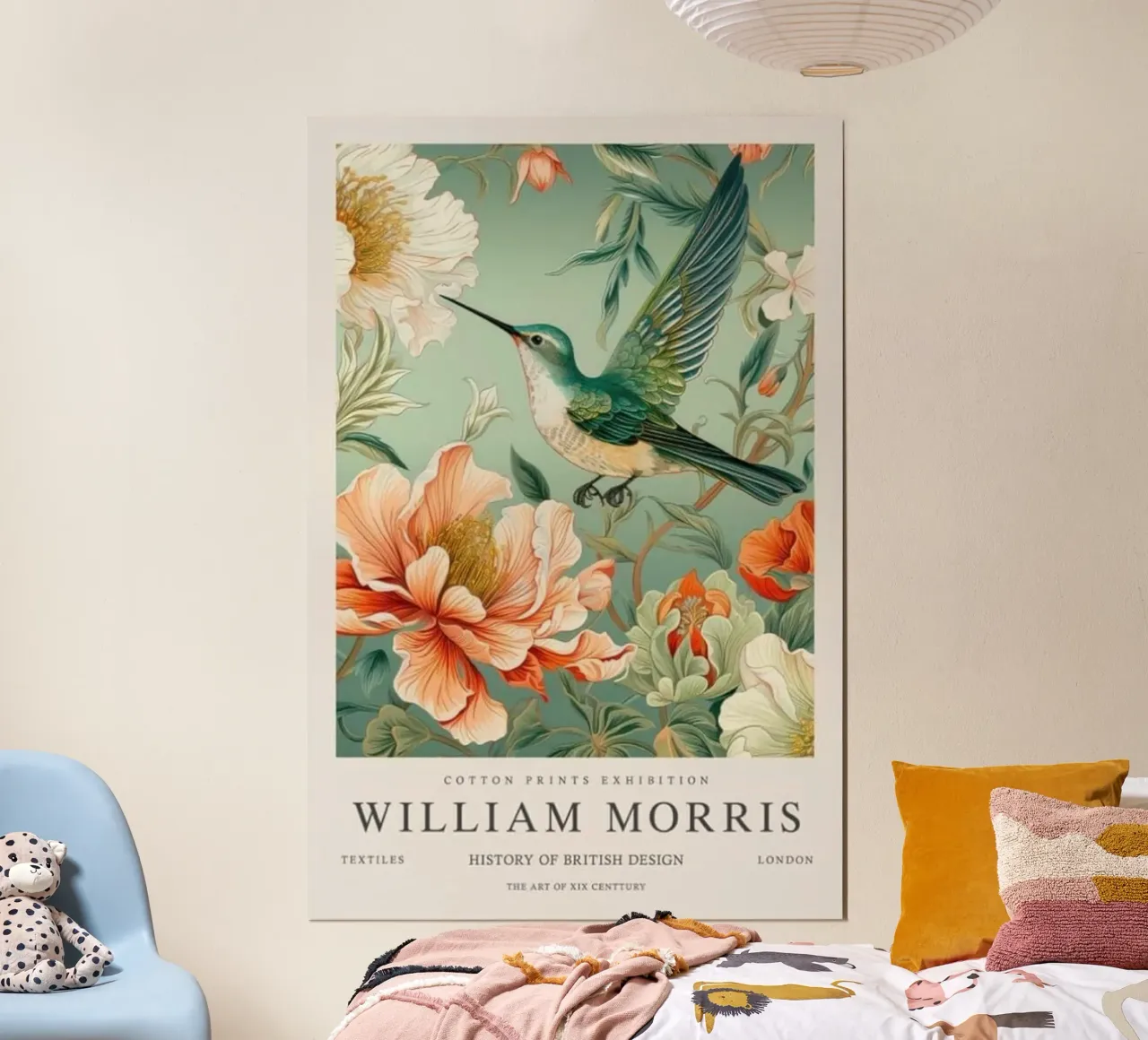 merlo in cerca di cibo poster con telaio in alluminio da Ropech Shop