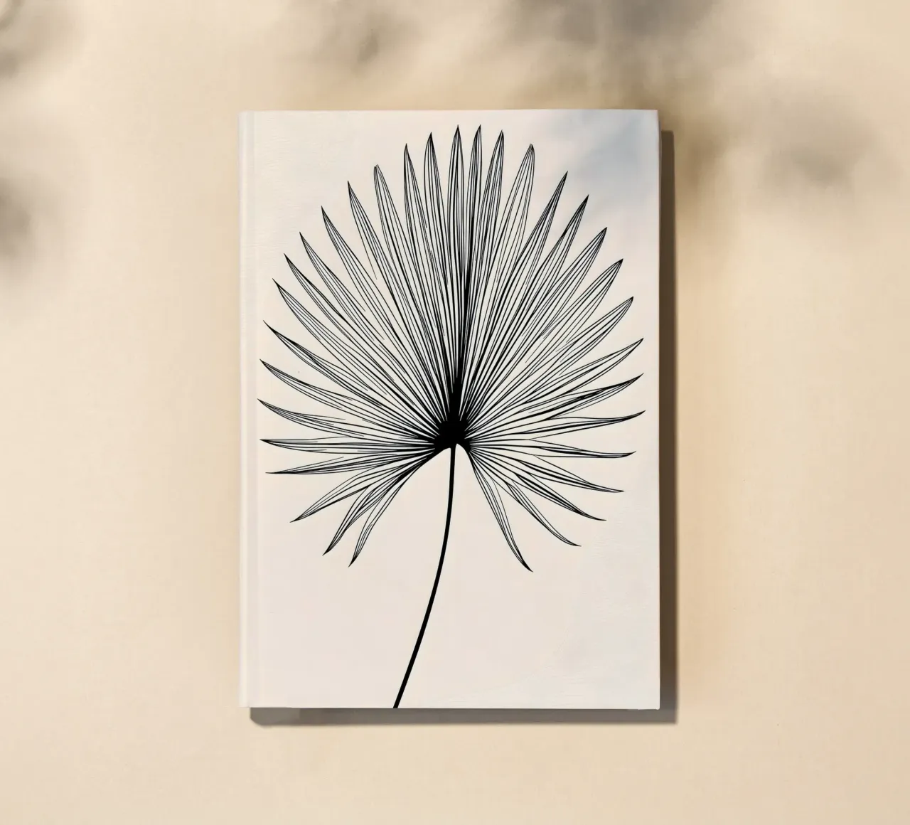 Palm leaf minimalist notebook by Studio Verde