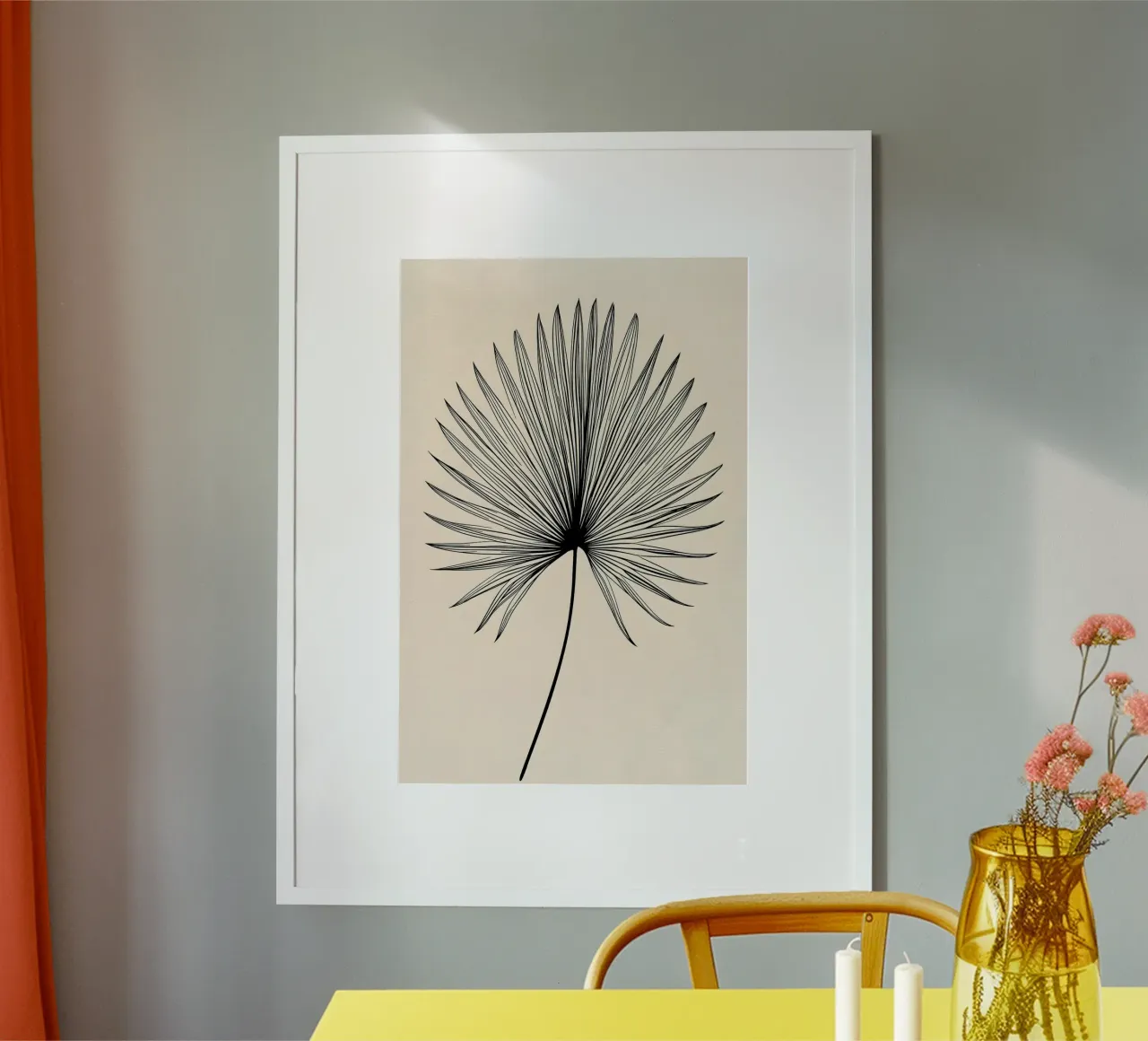 Foglia di palma minimalista poster da Studio Verde