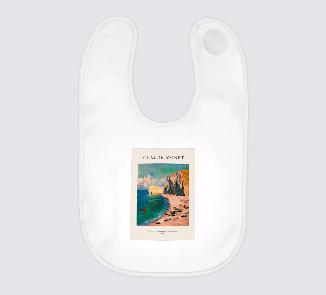 Vista d'epoca su spiaggia e montagna bavaglino da https://www.juniqe.com/uk/shop/Henndraws