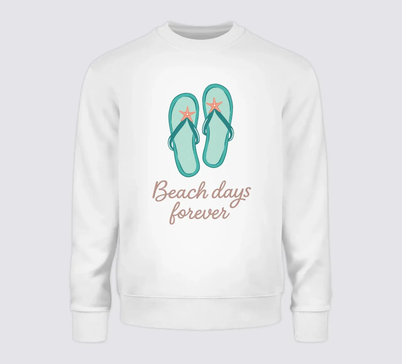 Beach days forever - flip flops felpa da Vivdesign