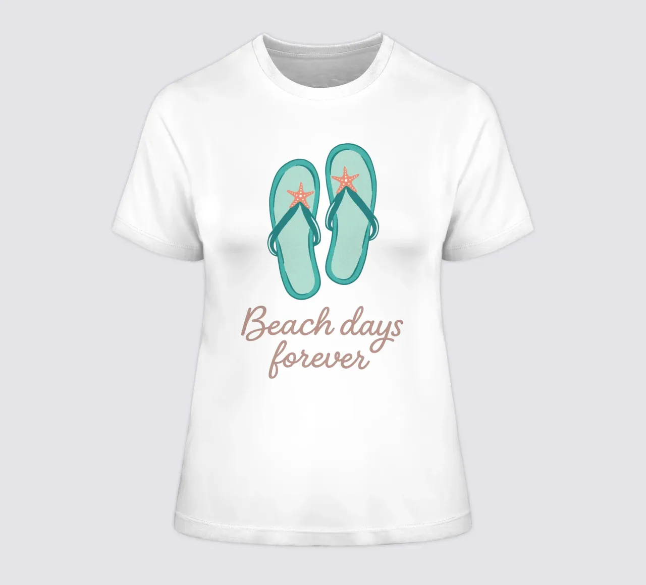 Beach days forever - flip flops t-shirt da donna da Vivdesign