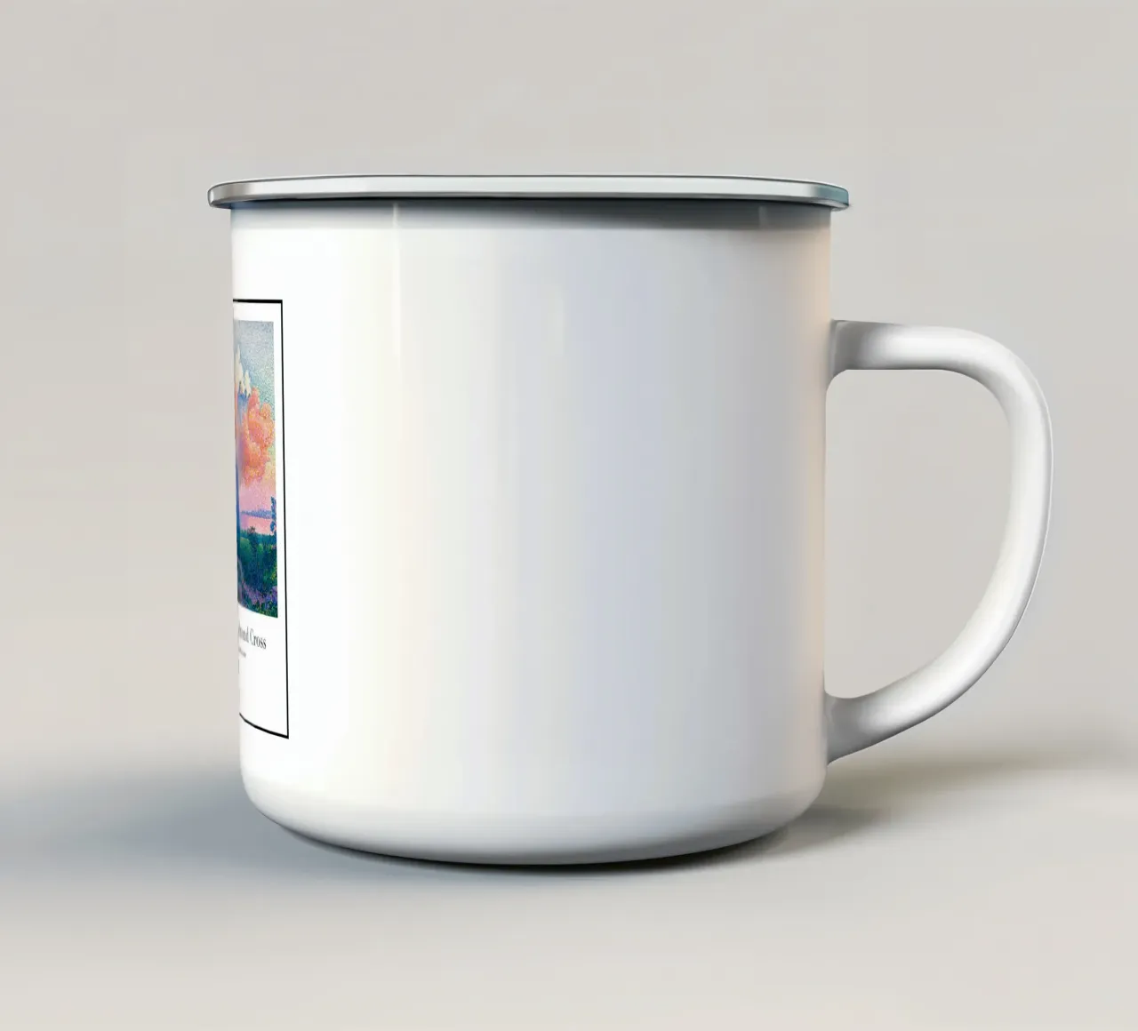 Vintage Art Henri - Edmond Croos enamel mug by https://www.juniqe.com/uk/shop/Henndraws