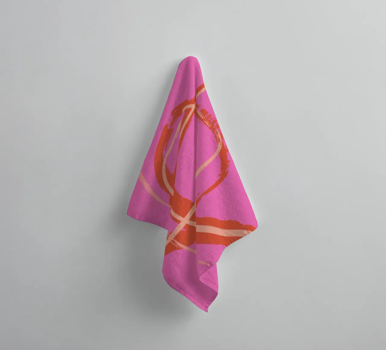 All On Pink No 10 towel by treechild