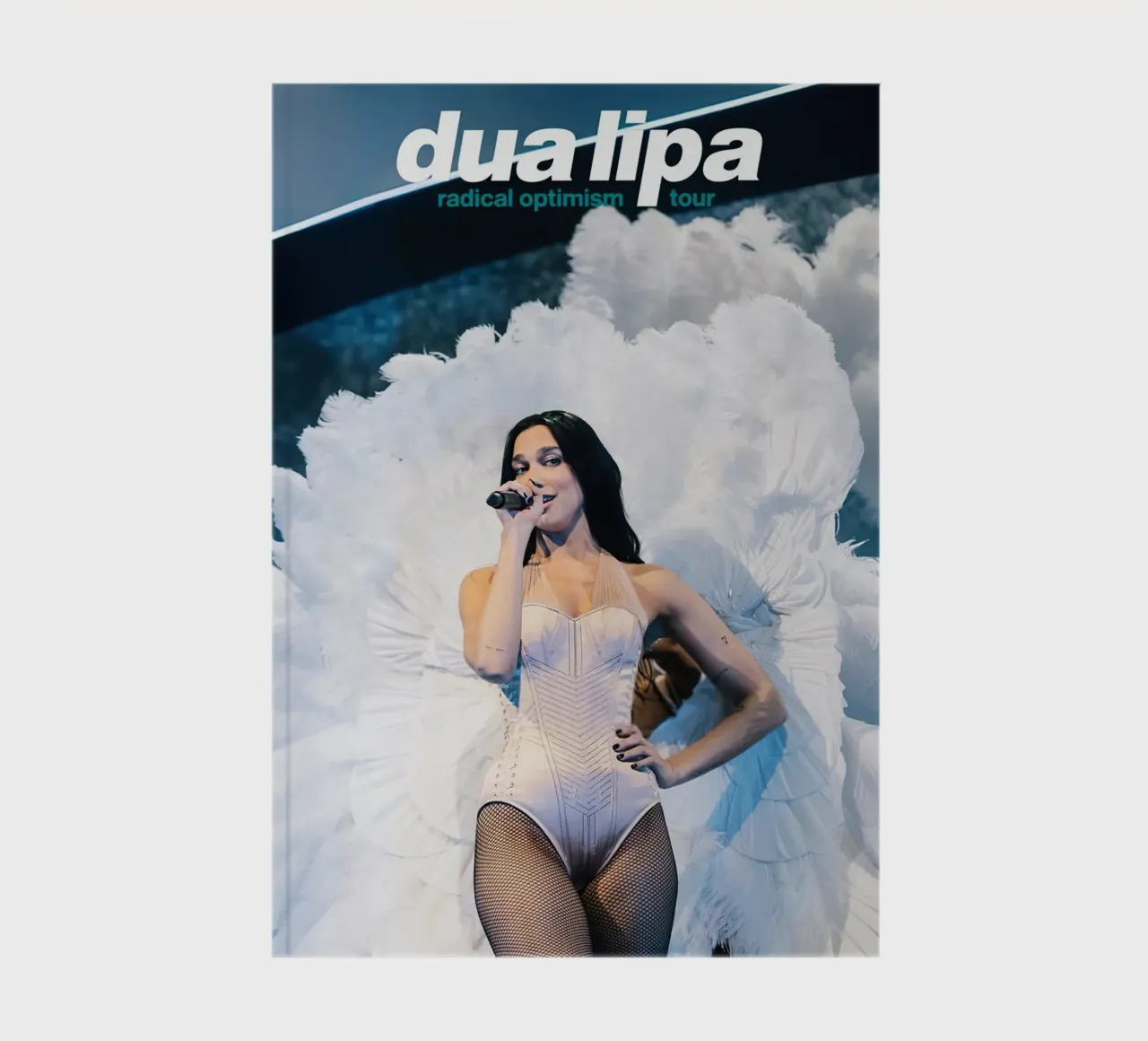 Dua Lipa White notebook by Musadad Shop