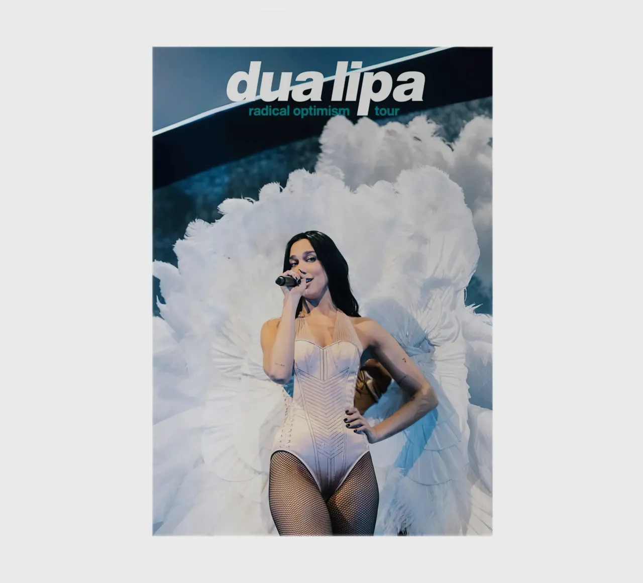 Dua Lipa White notebook by Musadad Shop