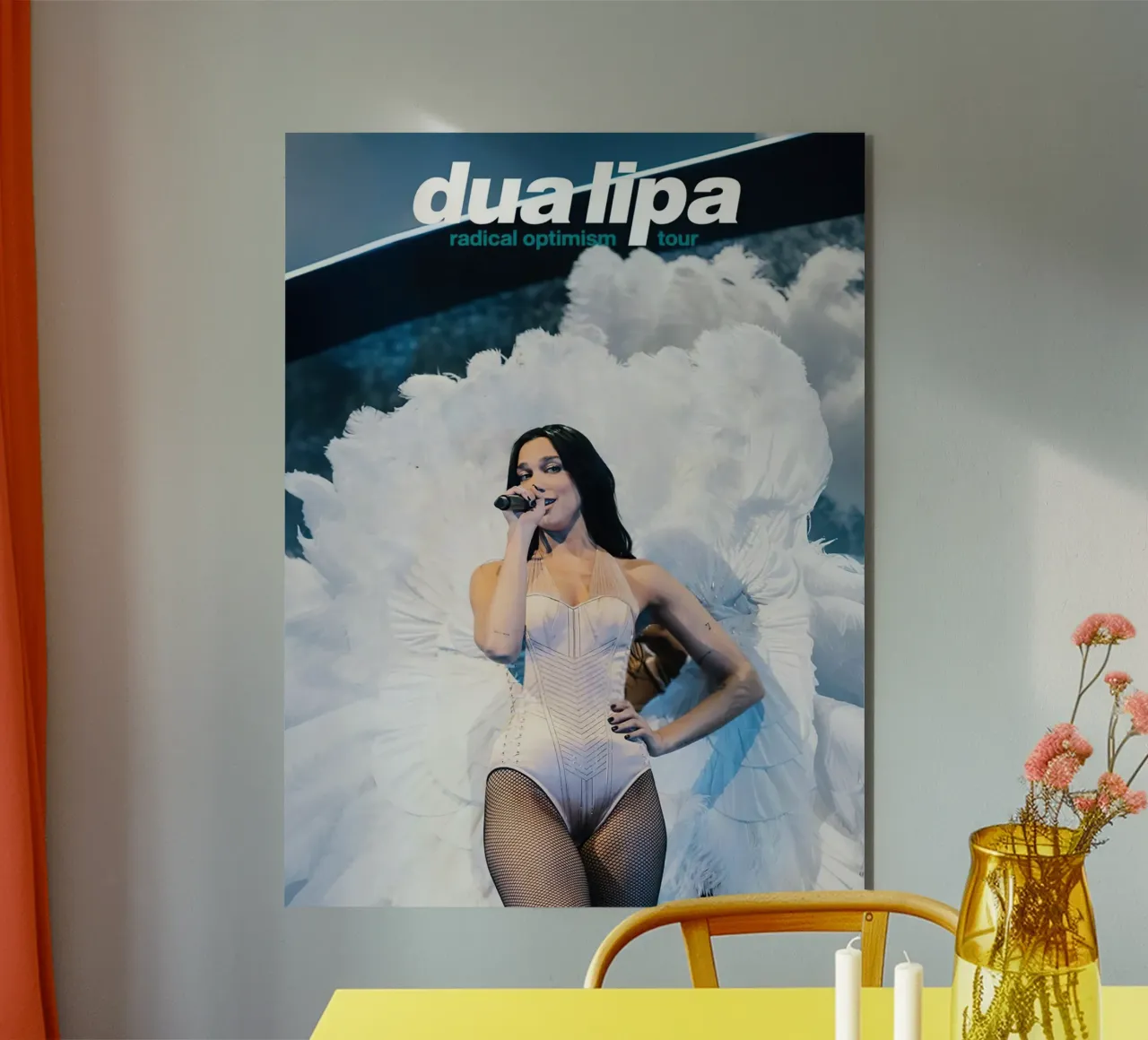 Dua Lipa White alu-dibond by Musadad Shop