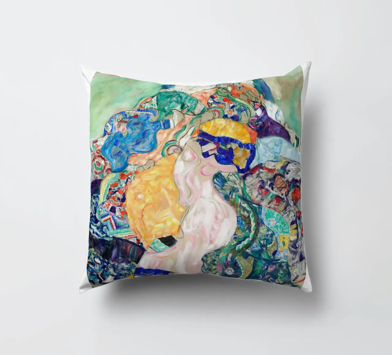 Culla di Gustav Klimt 1917-1918 cuscino da Lile Shop