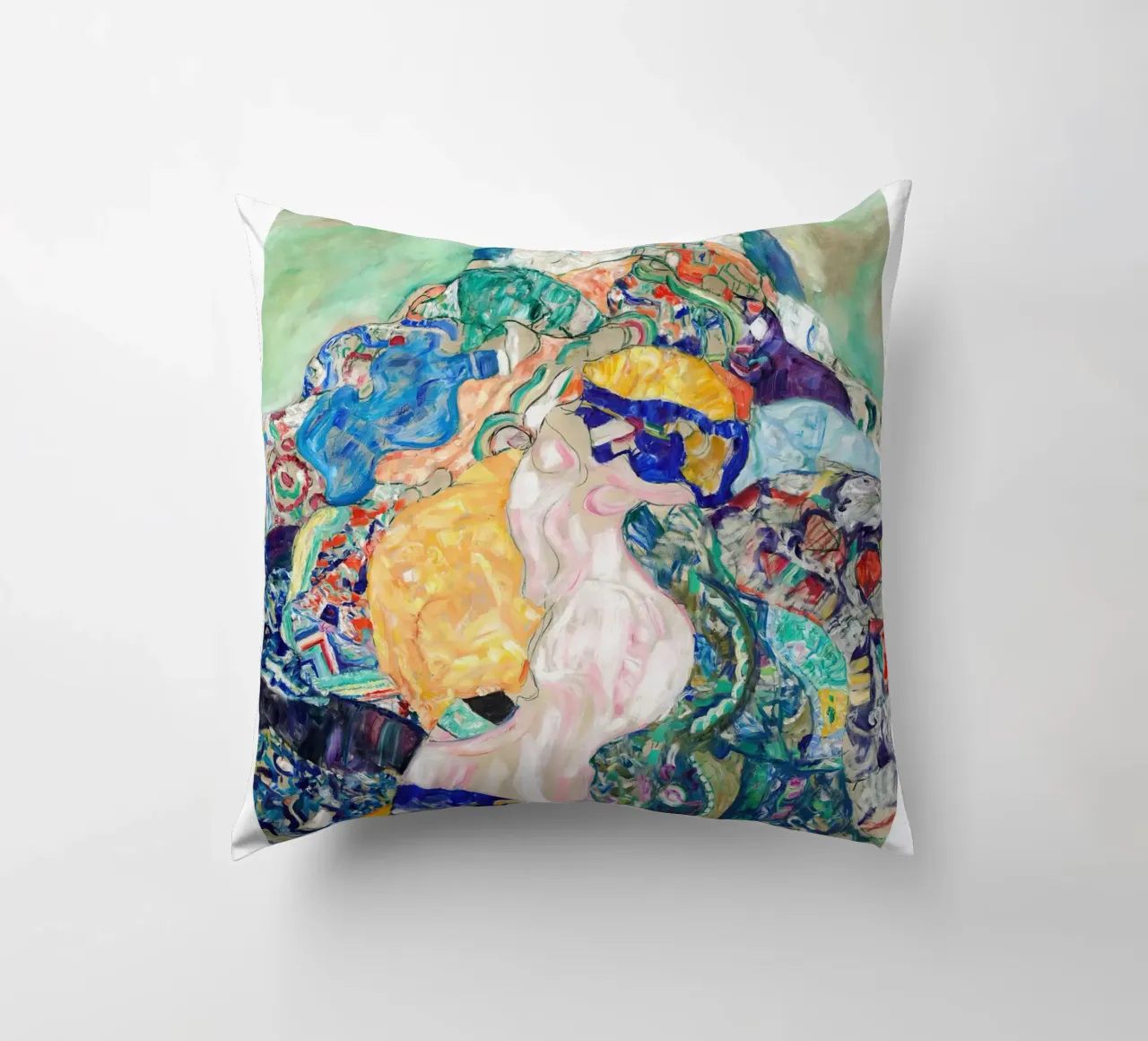 Culla di Gustav Klimt 1917-1918 cuscino da Lile Shop