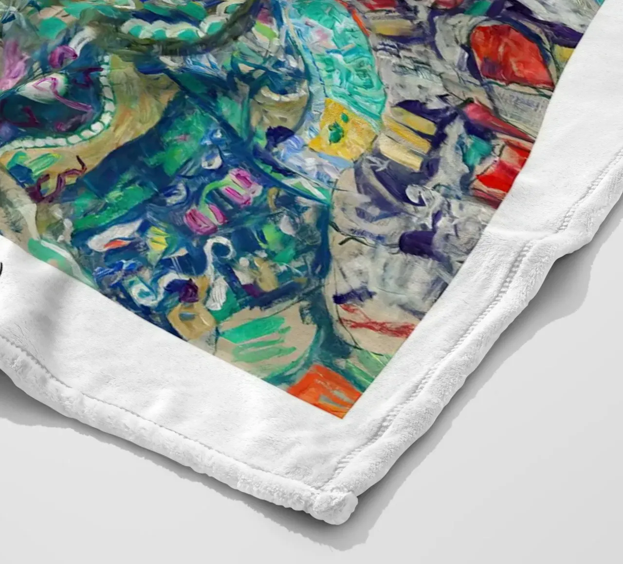 Culla di Gustav Klimt 1917-1918 coperta in pile da Lile Shop
