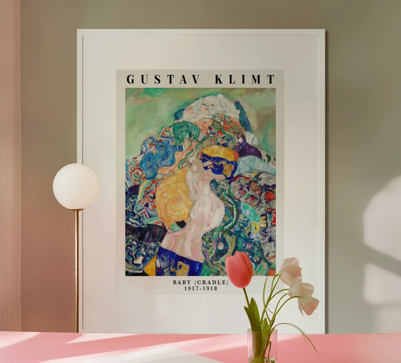 Culla di Gustav Klimt 1917-1918 carta hahnemühle da Lile Shop