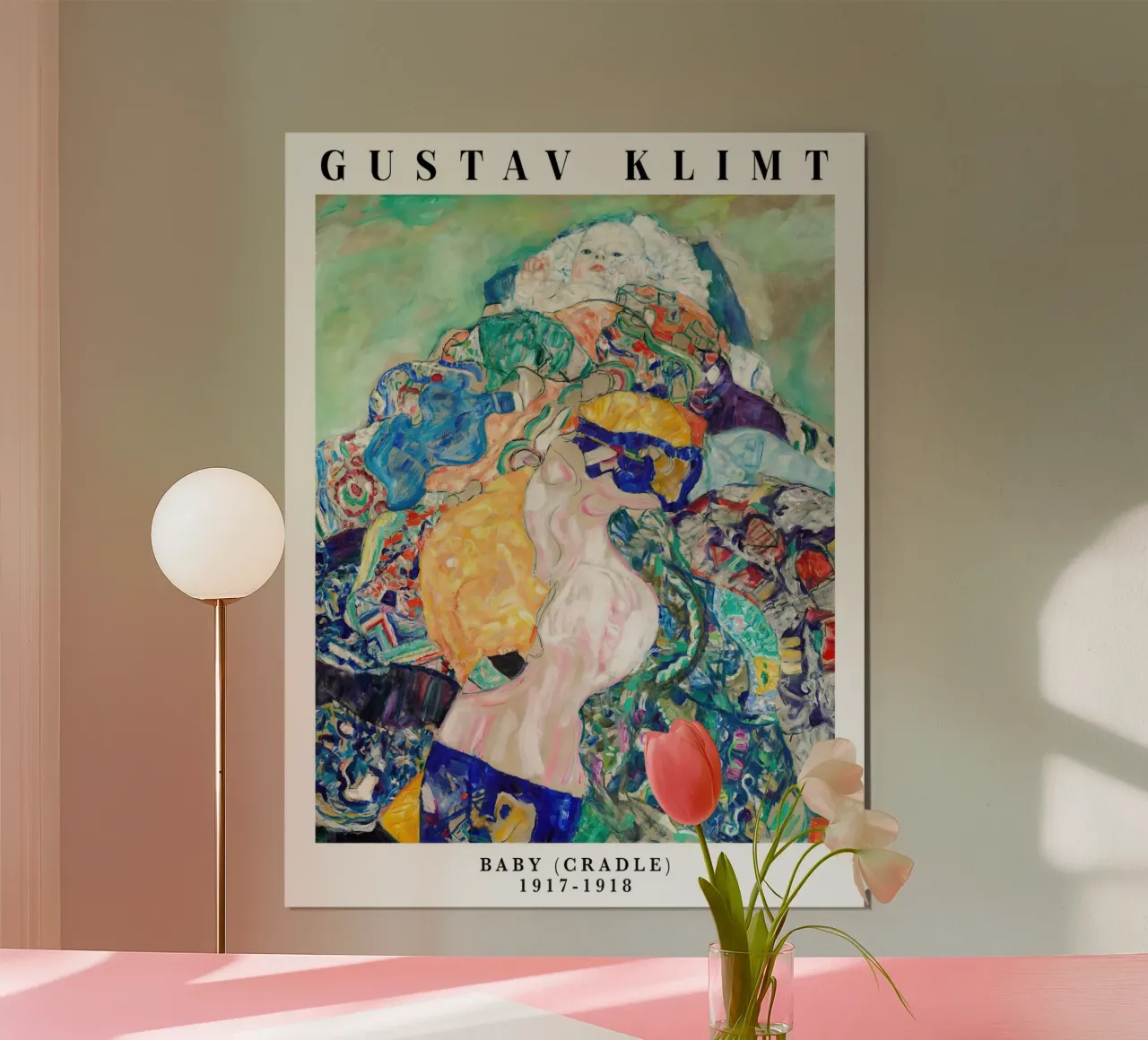 Culla di Gustav Klimt 1917-1918 carta hahnemühle da Lile Shop