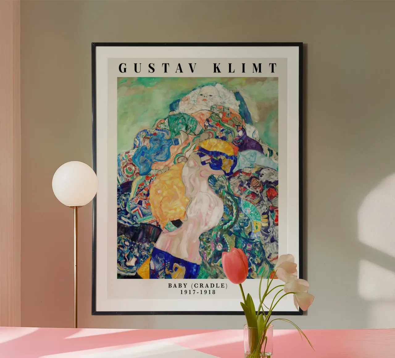 Culla di Gustav Klimt 1917-1918 carta hahnemühle da Lile Shop