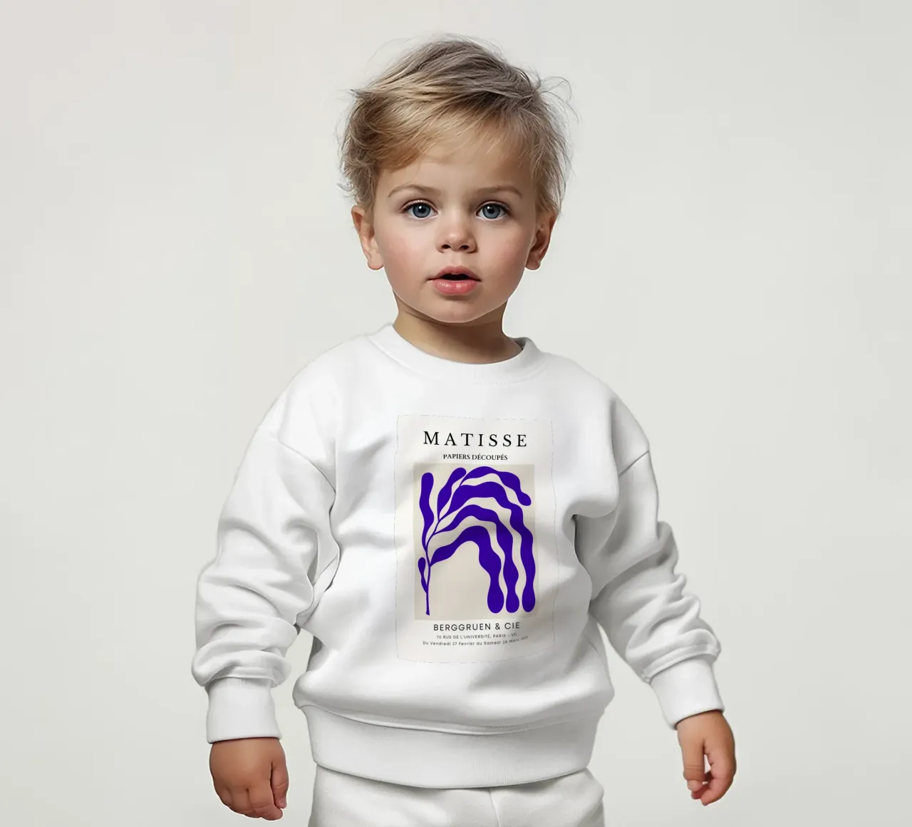 alghe blu ricurve felpa neonato da gudikan store
