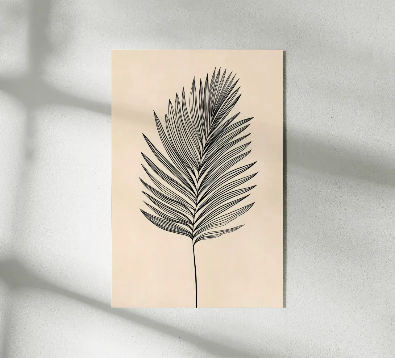 Palmwedel minimalista plexiglass da Studio Verde