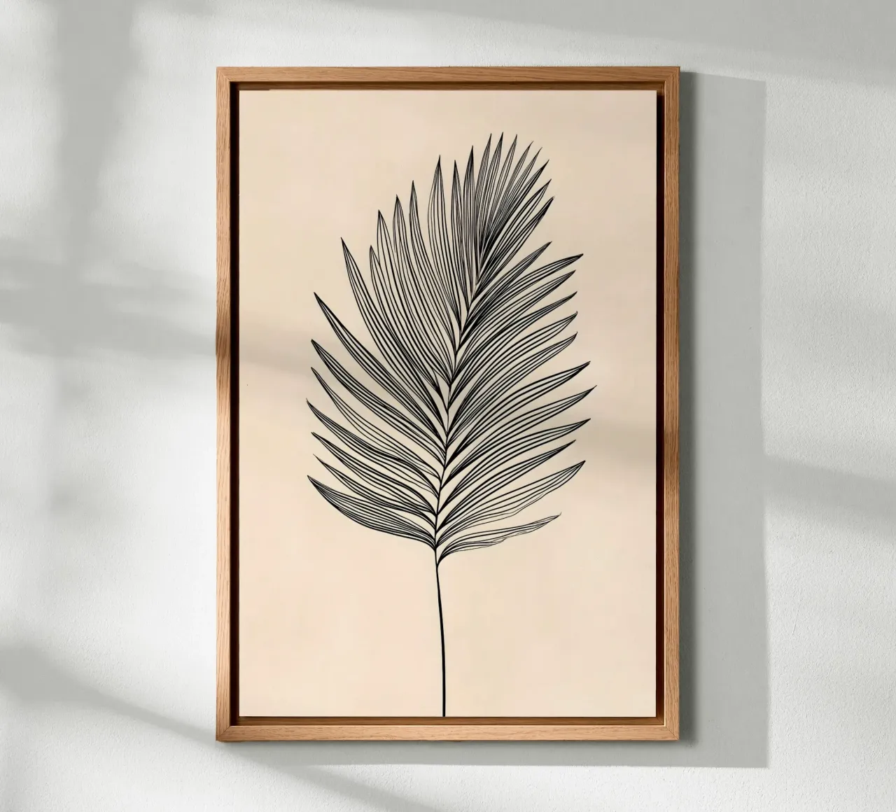 Palmwedel minimalista alluminio dibond da Studio Verde