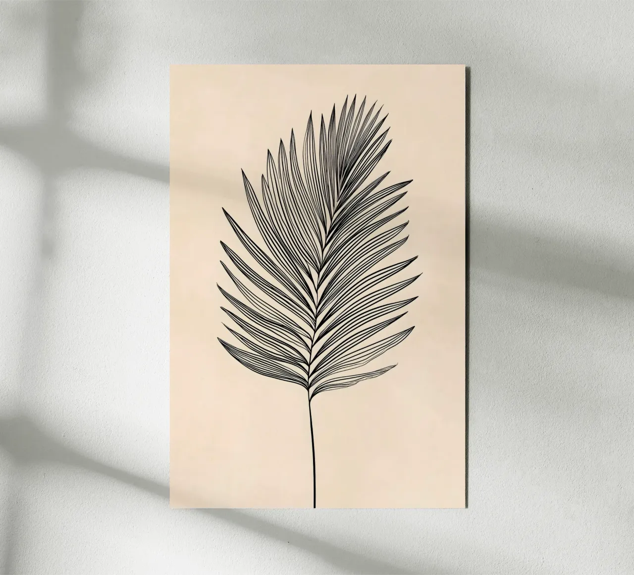 Palmwedel minimalista alluminio dibond da Studio Verde