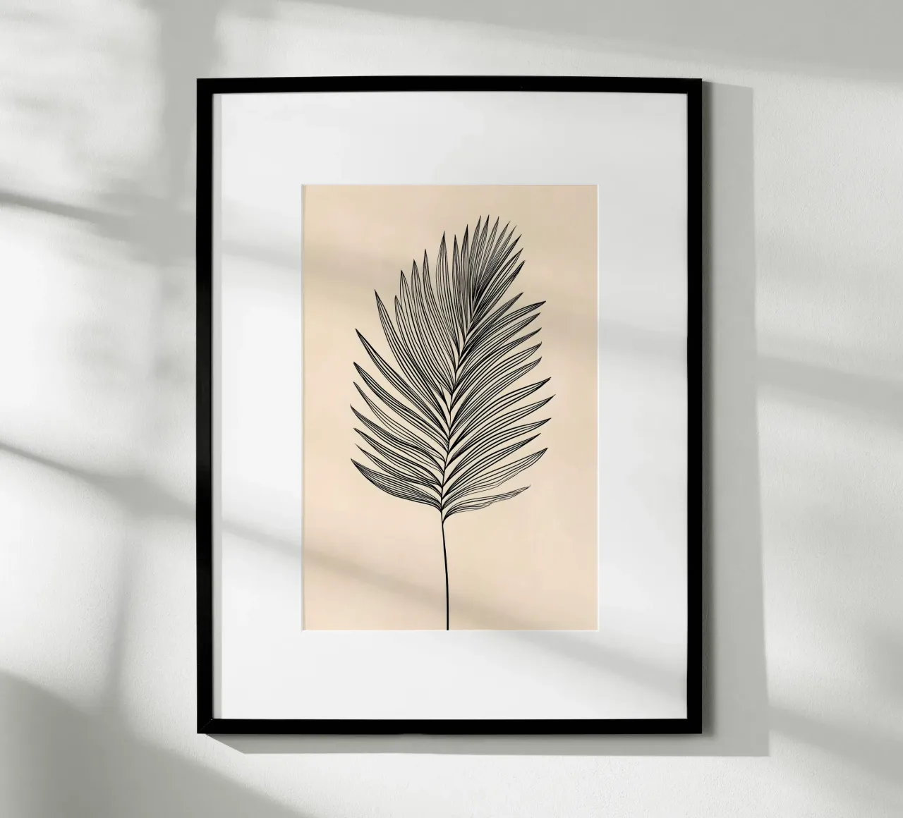 Palmwedel minimalista carta hahnemühle da Studio Verde