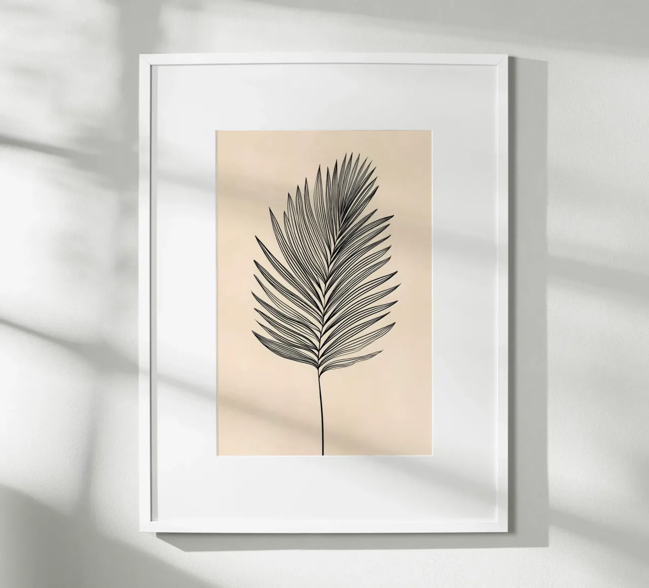 Palmwedel minimalista carta hahnemühle da Studio Verde