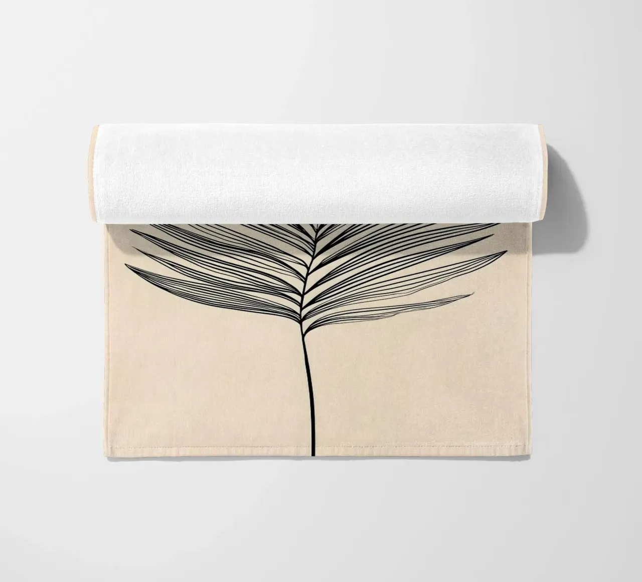 Palmwedel minimalista telo mare da Studio Verde
