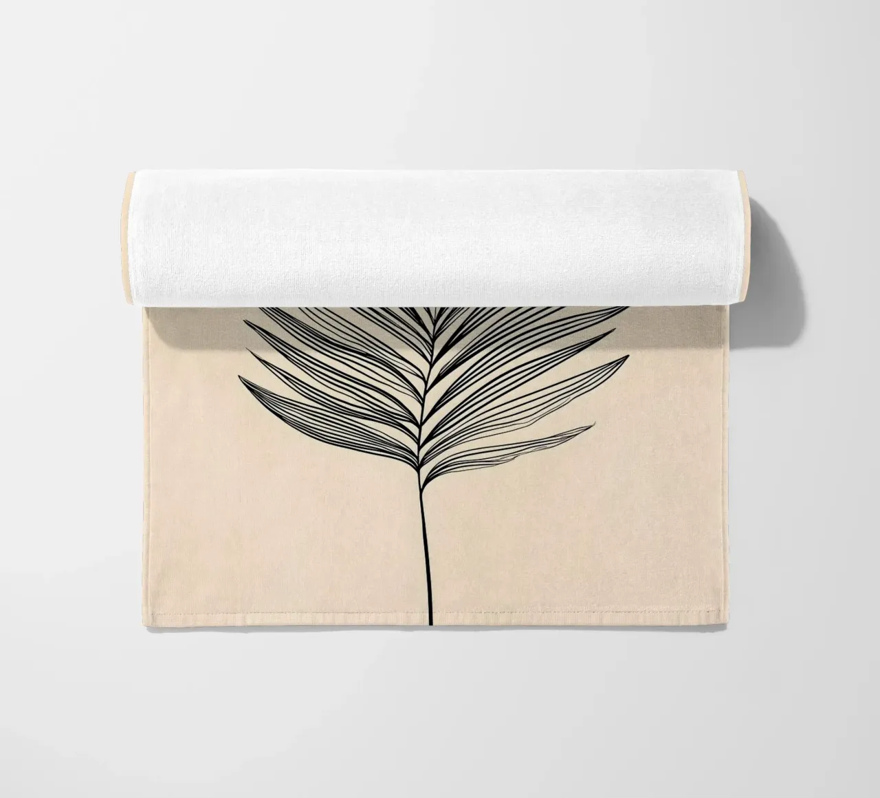 Palmwedel minimalista telo mare da Studio Verde