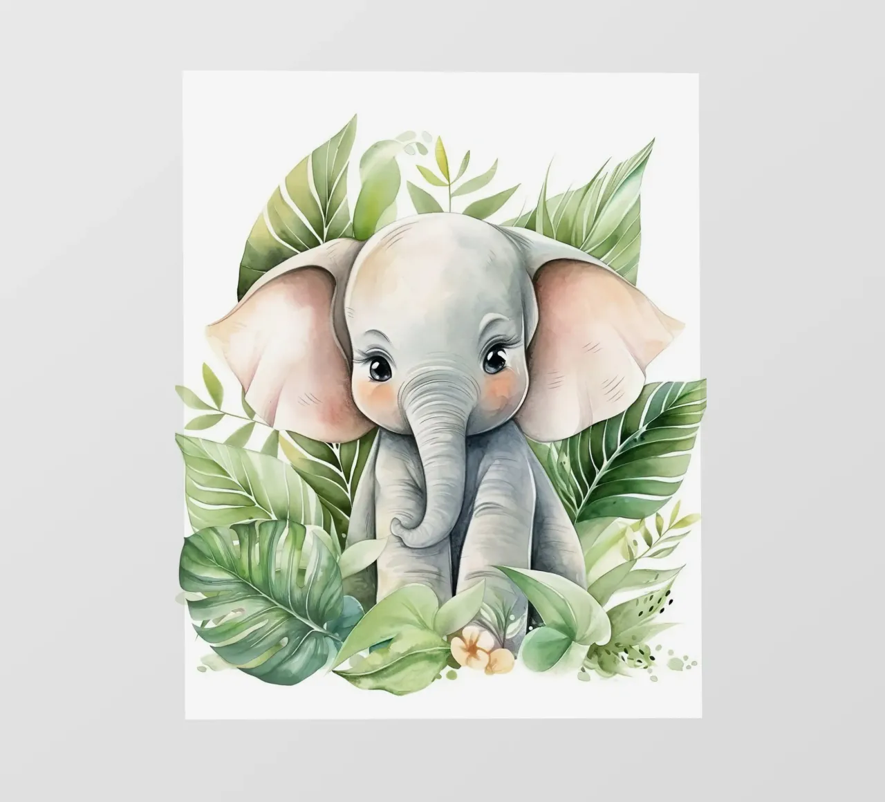 Jungle Baby Elephant pvc cover by vintageshop