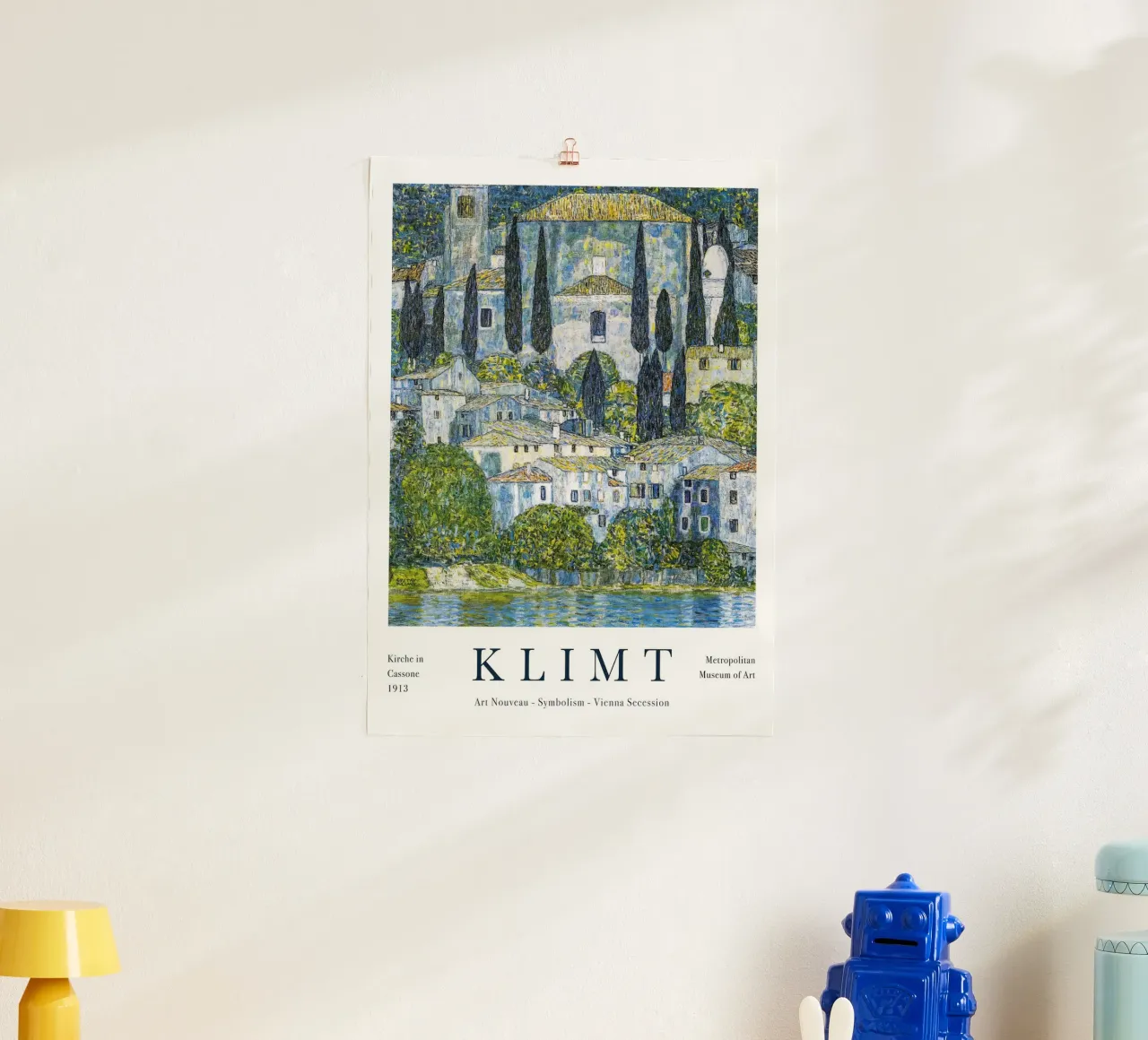Chiesa di Gustav Klimt a Cassone 1913 carta hahnemühle da Lile Shop