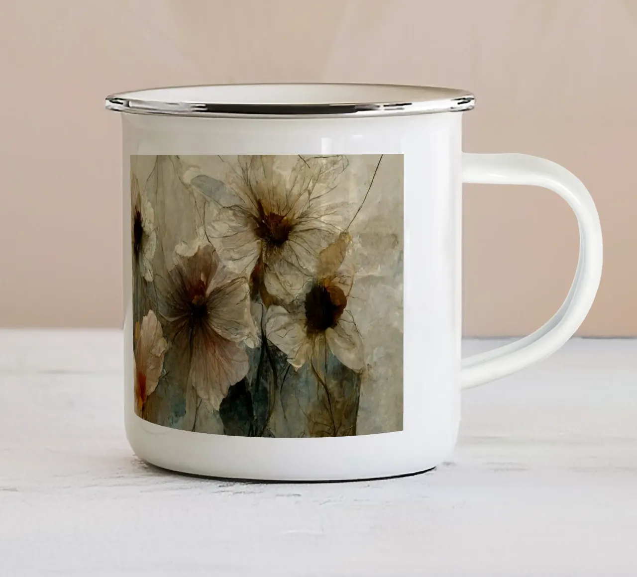 Dry Beauties No 3 tazza in smalto da treechild