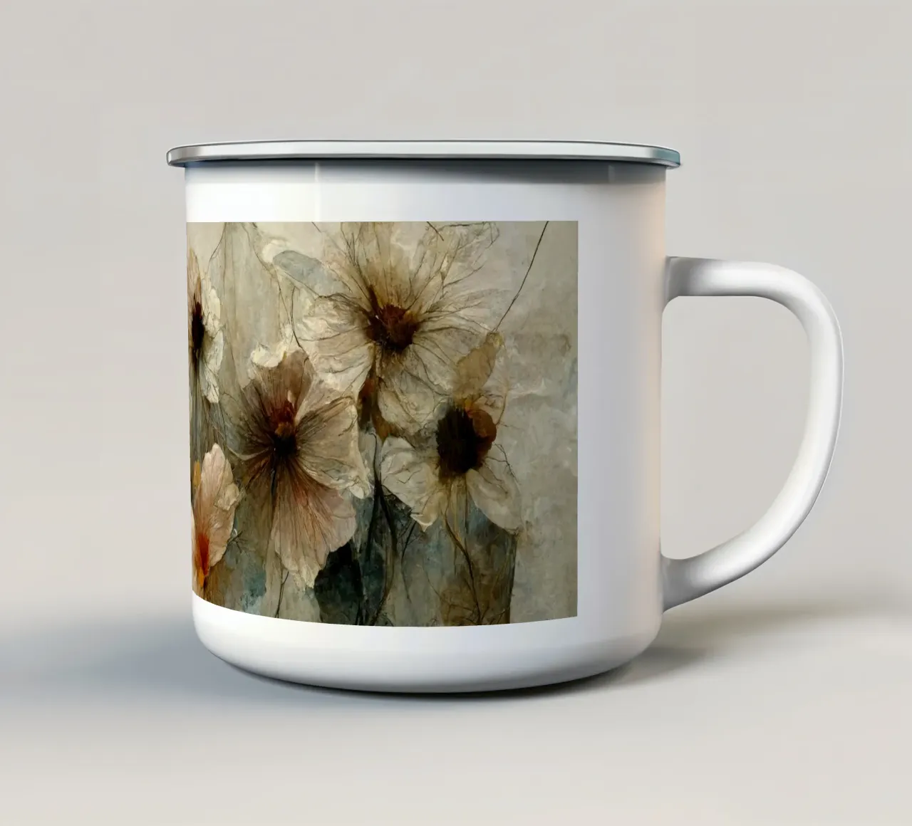 Dry Beauties No 3 tazza in smalto da treechild