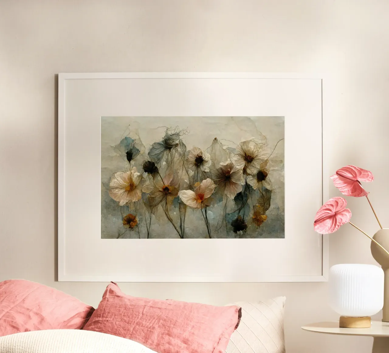 Dry Beauties No 3 poster con telaio in alluminio da treechild