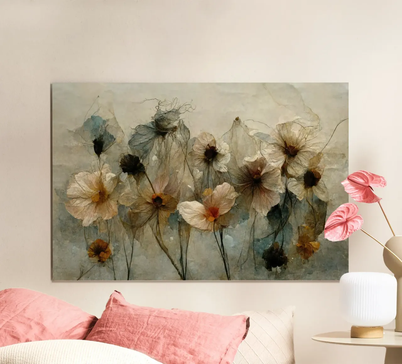 Dry Beauties No 3 poster con telaio in alluminio da treechild