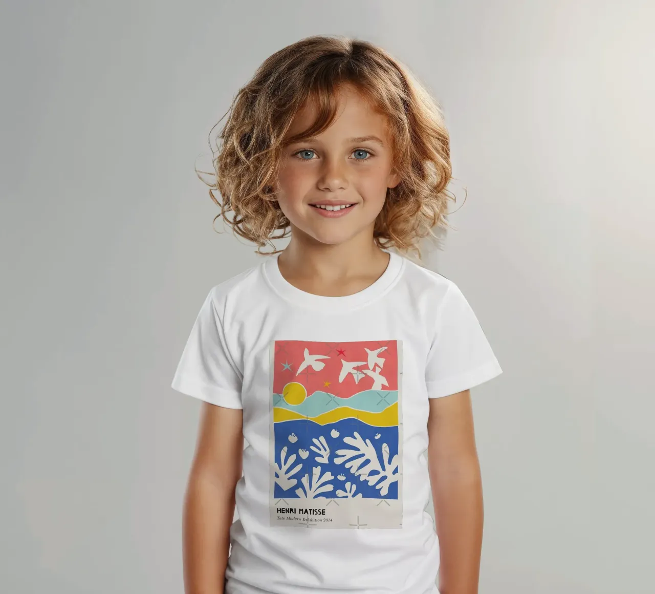 doves flying over the waves during the day kids t-shirt by sazkia art