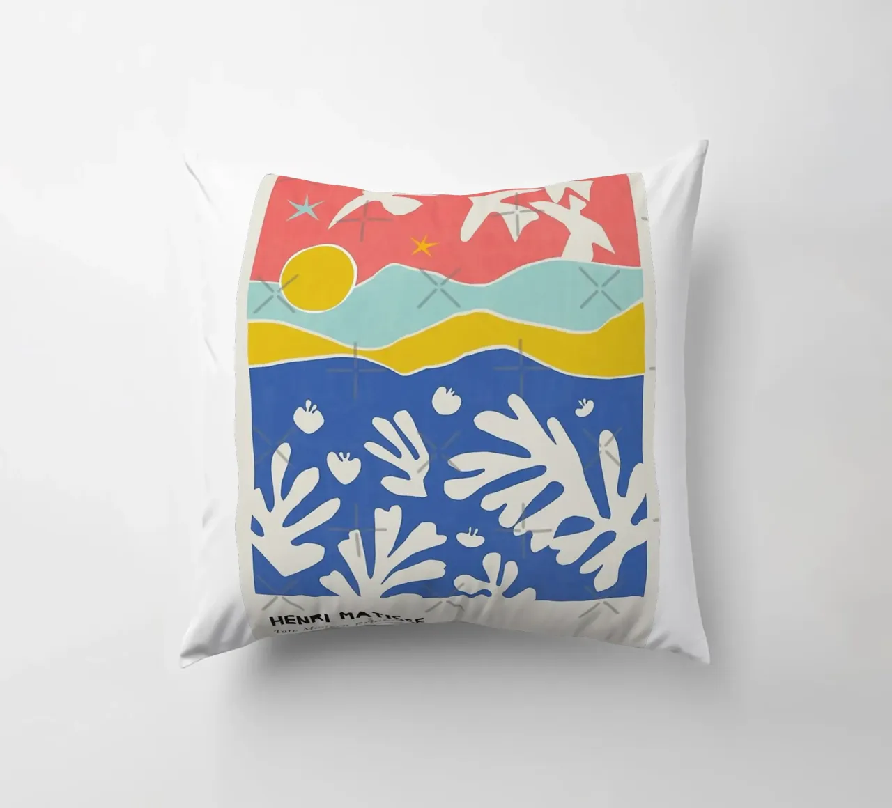 duiven die overdag over de golven vliegen kussen van sazkia art